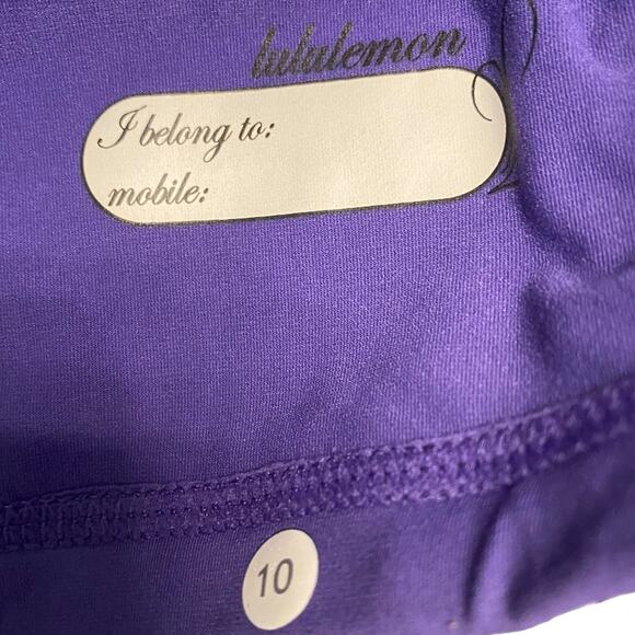 EUC Purple Lululemon Wet Dry Warm Run Brisk Pullover Size 10 - Picture 5 of 7